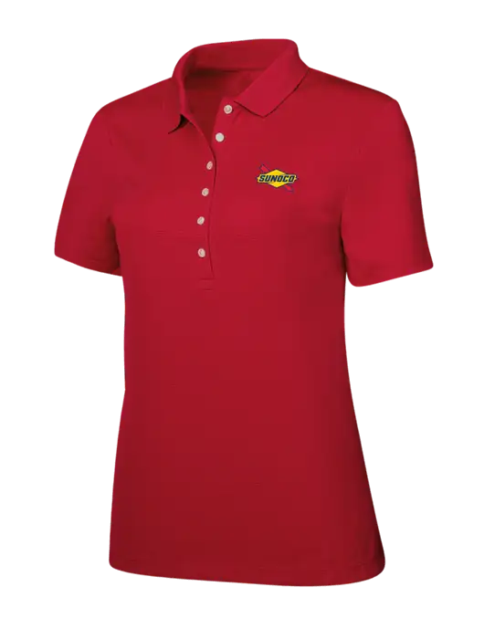 Callaway Womens Ottoman Red Polo w/Sunoco Logo