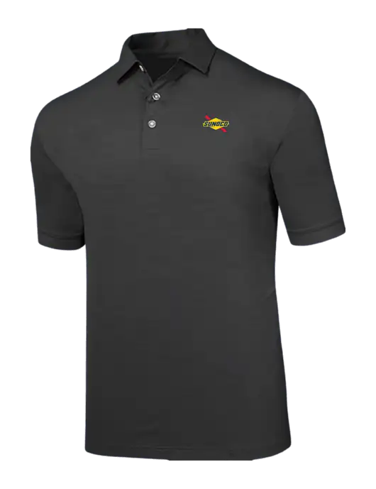 Callaway Black Fashion Tonal Polo w/Sunoco Logo