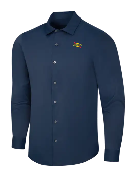 Navy City Stretch Shirt w/Sunoco Logo