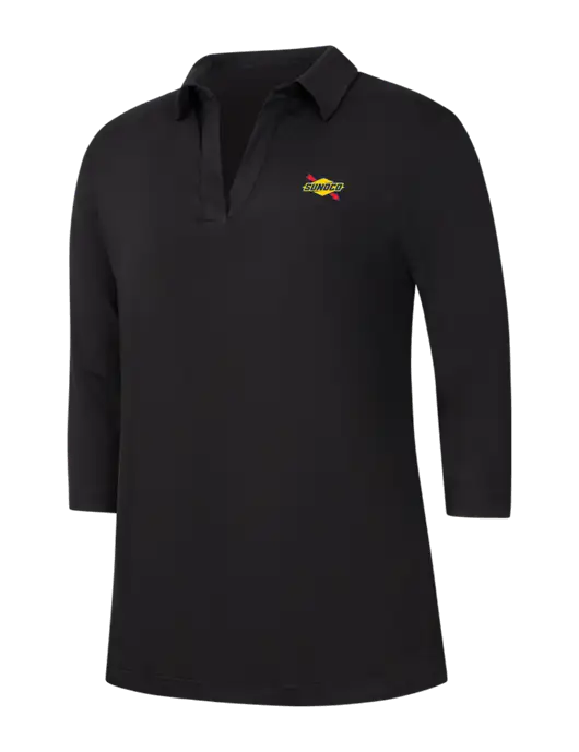 Womens Black Luxe Knit Tunic w/Sunoco Logo