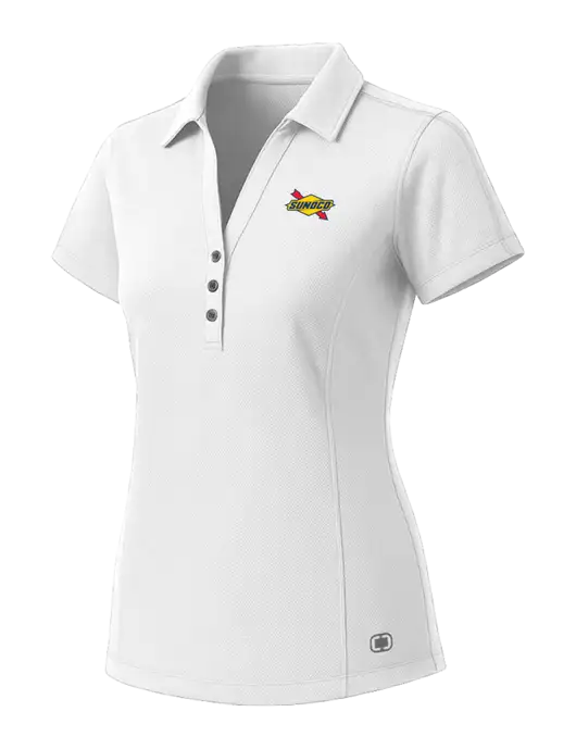 OGIO Womens White ONYX Polo w/Sunoco Logo