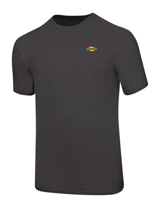 Ring Spun Charcoal 4.5 oz T-Shirt w/Sunoco Logo