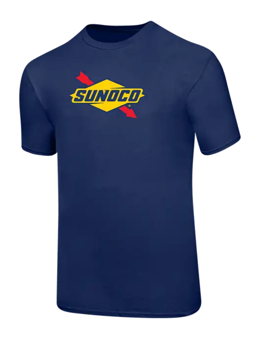 Ring Spun Navy 4.5 oz T-Shirt w/Sunoco Logo