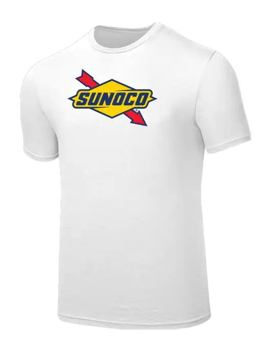 Seriously Soft White T-Shirt w/Sunoco Logo