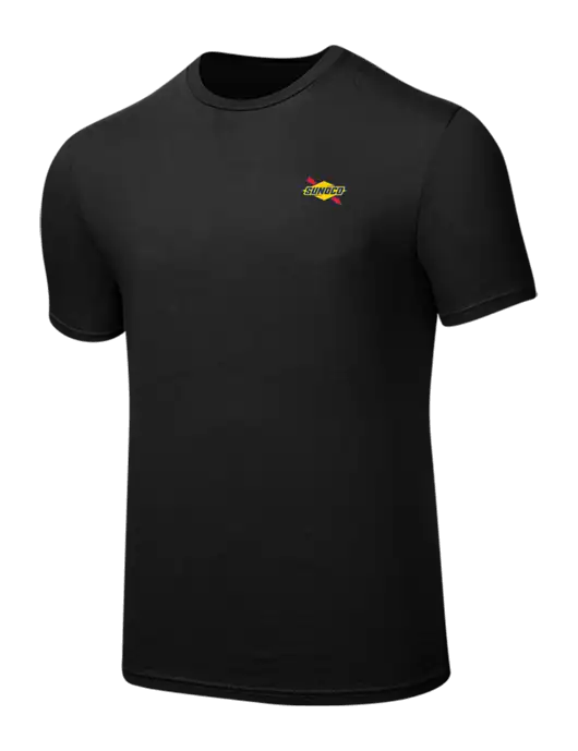 Seriously Soft Black T-Shirt w/Sunoco Logo