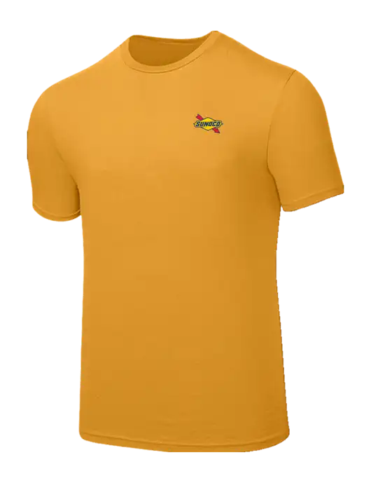 Seriously Soft Yellow Gold T-Shirt w/Sunoco Logo