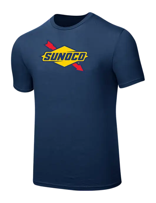 Seriously Soft Deep Slate Blue T-Shirt w/Sunoco Logo