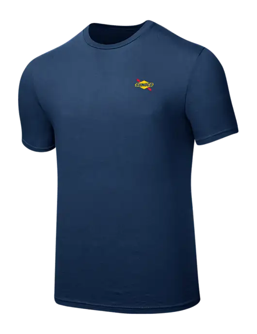 Seriously Soft Deep Slate Blue T-Shirt w/Sunoco Logo