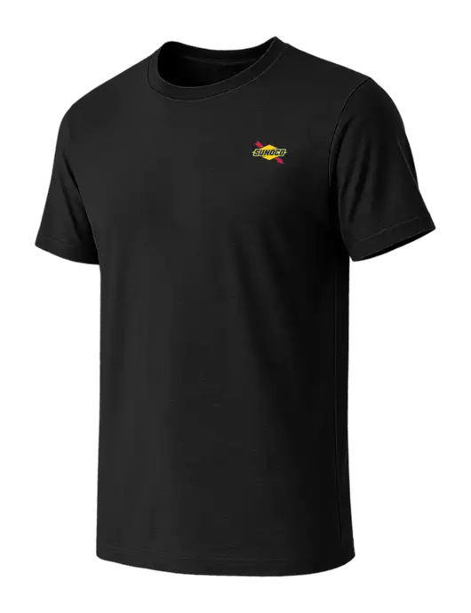 BELLA+CANVAS Black CVC Short Sleeve Tee w/Sunoco Logo