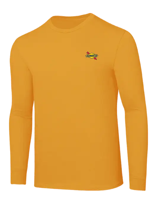 Core Blend Yellow Gold Long Sleeve Tee w/Sunoco Logo