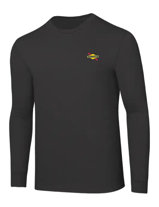 Core Blend Charcoal Grey Long Sleeve Tee w/Sunoco Logo
