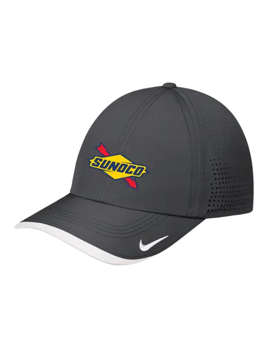 Nike Dark Grey/White Dri-FIT Perforated Performance Cap w/Sunoco Logo