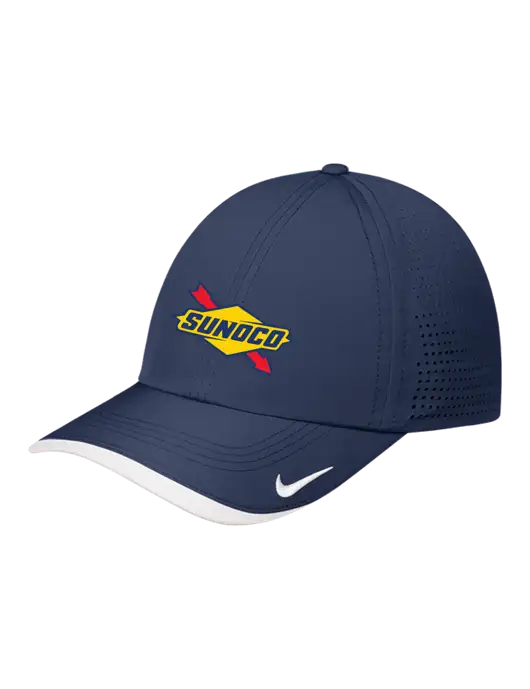 Nike Navy/White Dri-FIT Perforated Performance Cap w/Sunoco Logo