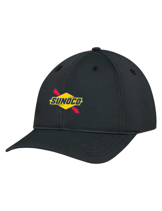 Black Nylon Twill Performance Cap w/Sunoco Logo