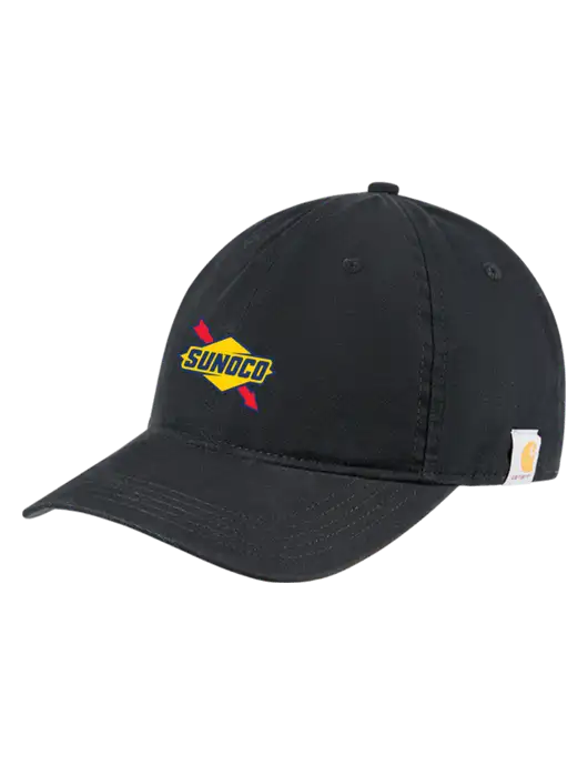 Carhartt Black Cotton Canvas Cap w/Sunoco Logo