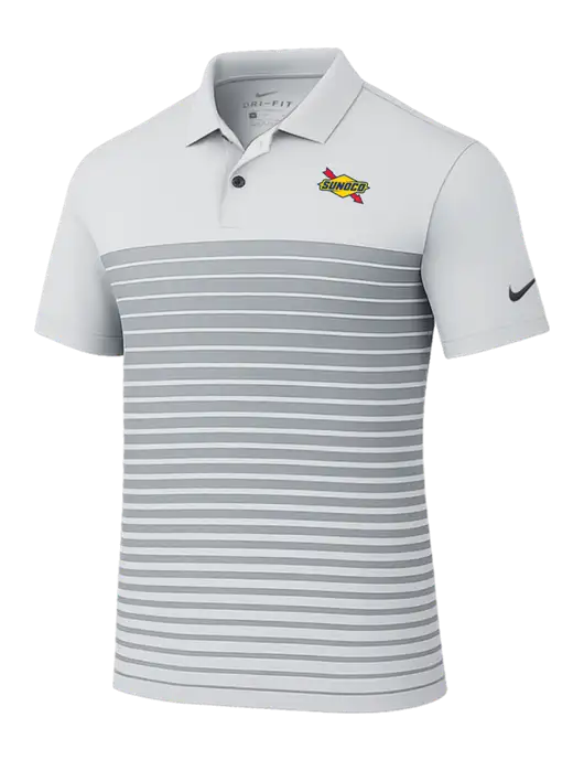 Nike Light Grey Dri-FIT Vapor Block Polo w/Sunoco Logo