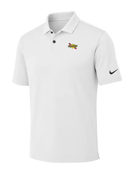 Nike White Dri-FIT Vapor Polo w/Sunoco Logo