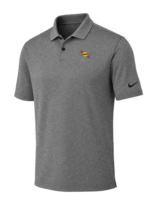 Nike Dark Grey Heather Dri-FIT Vapor Polo w/Sunoco Logo