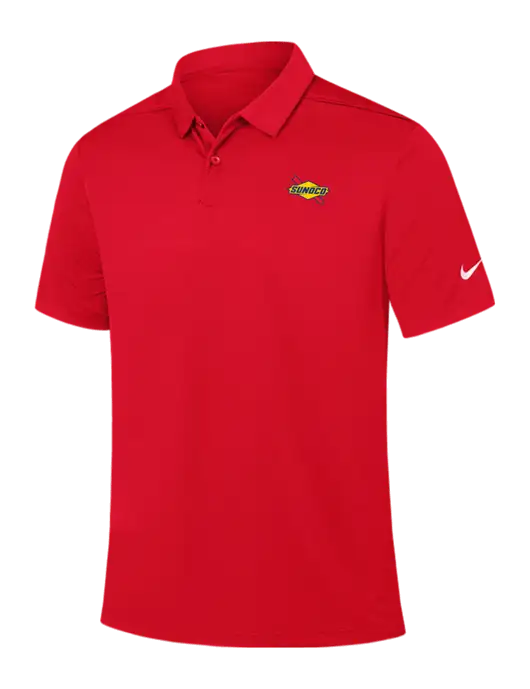 Nike Red Dry Essential Solid Polo w/Sunoco Logo