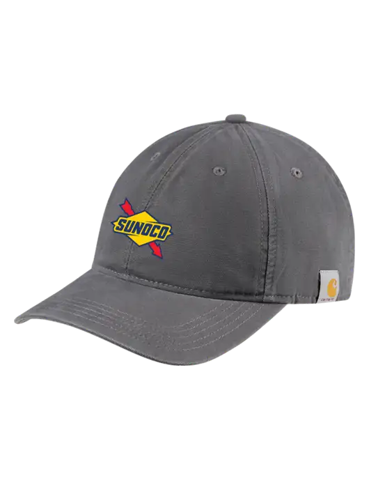 Carhartt Dark Grey Cotton Canvas Cap w/Sunoco Logo