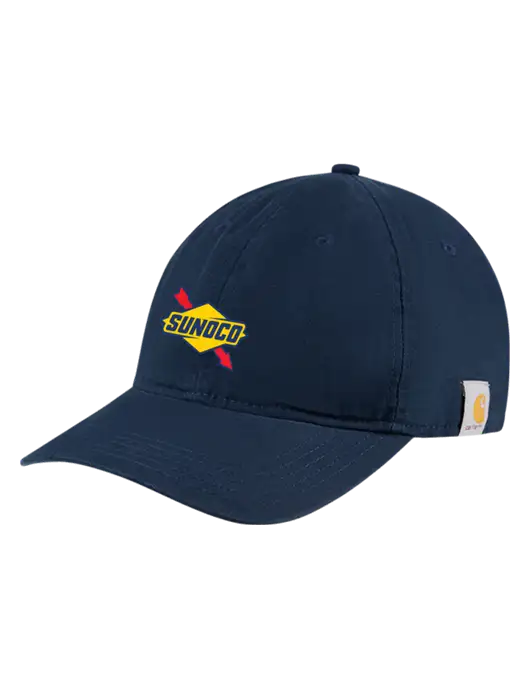 Carhartt Navy Cotton Canvas Cap w/Sunoco Logo