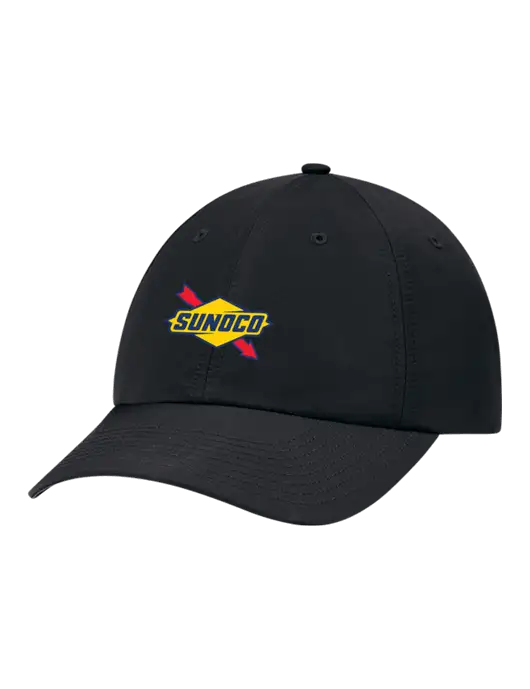 Richardson Relaxed Performance Lite Black Cap w/Sunoco Logo