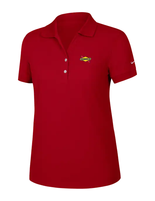 Nike Womens Dri-FIT Classic Red Polo w/Sunoco Logo