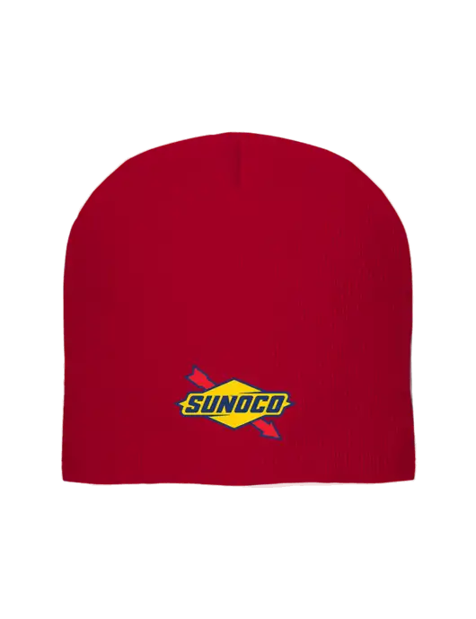 Solid Red Element Knit Beanie w/Sunoco Logo