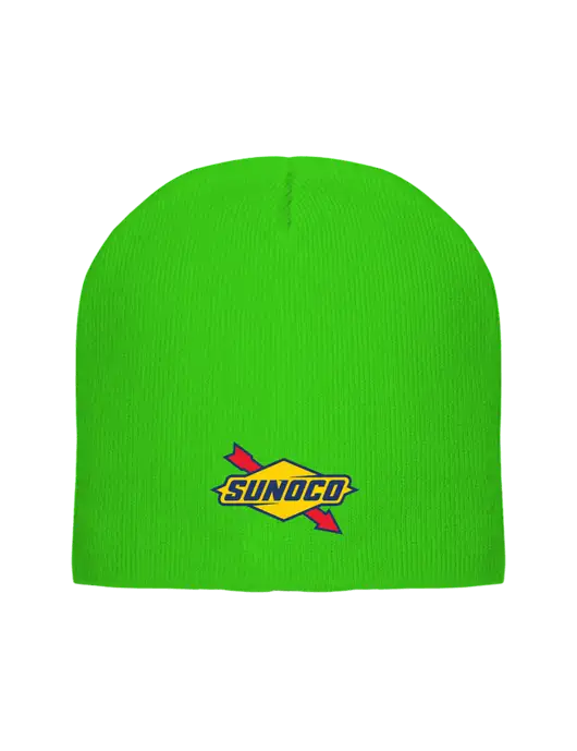 Safety Green Element Knit Beanie w/Sunoco Logo