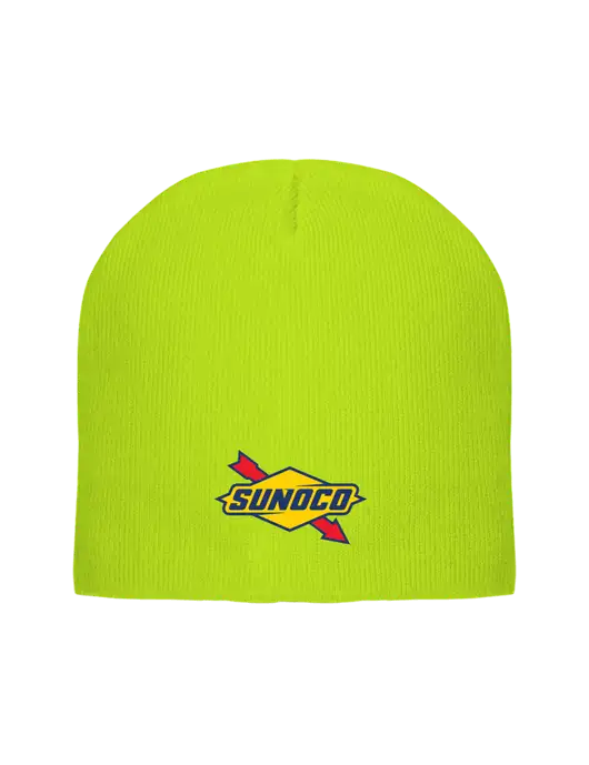 Safety Yellow Element Knit Beanie w/Sunoco Logo
