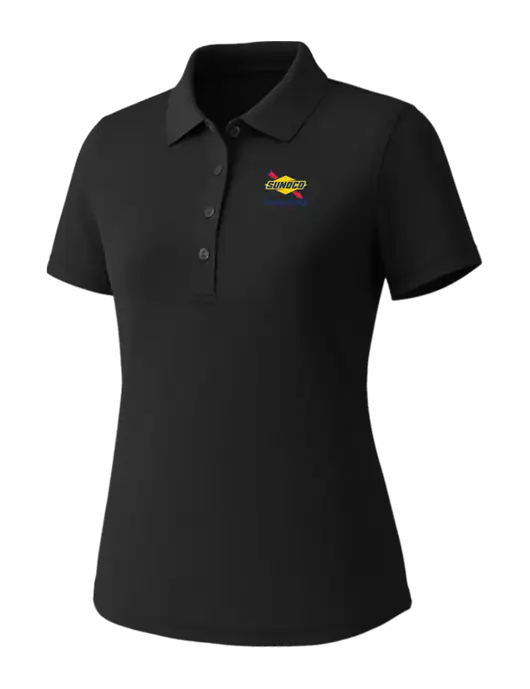 Callaway Womens Core Black Performance Polo w/Sunoco Race Fuels Logo