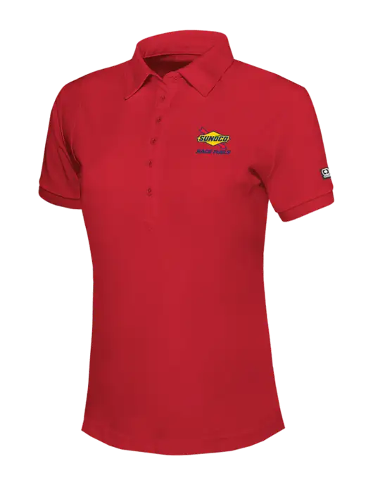OGIO Womens Red Jewel Polo w/Sunoco Race Fuels Logo