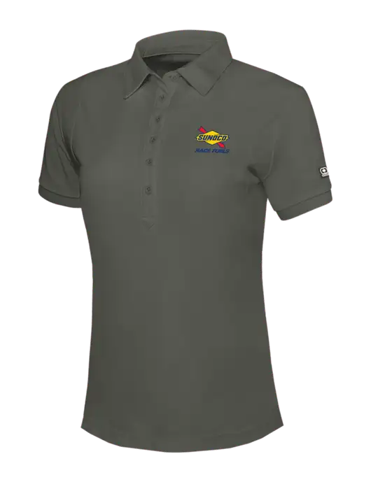 OGIO Womens Medium Grey Jewel Polo w/Sunoco Race Fuels Logo