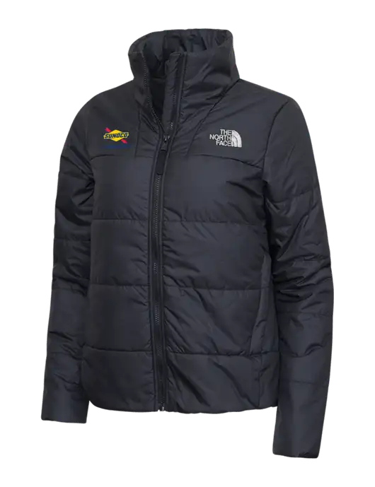 North Face Womens Black Everyday Insulated Jacket w/Sunoco Race Fuels Logo