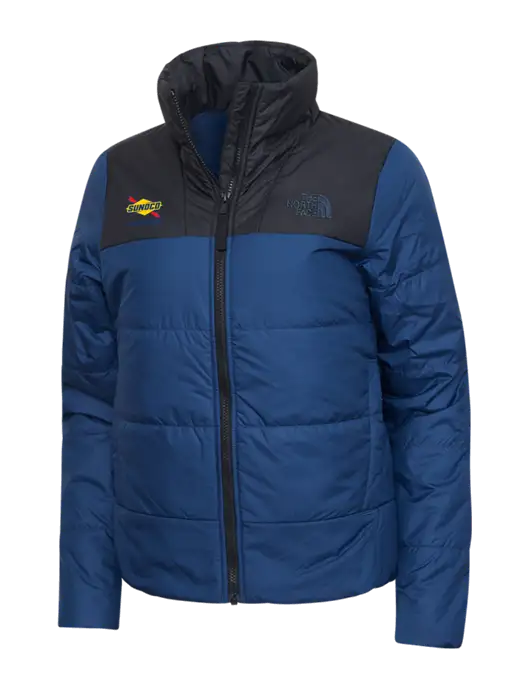 North Face Womens Navy Everyday Insulated Jacket w/Sunoco Race Fuels Logo