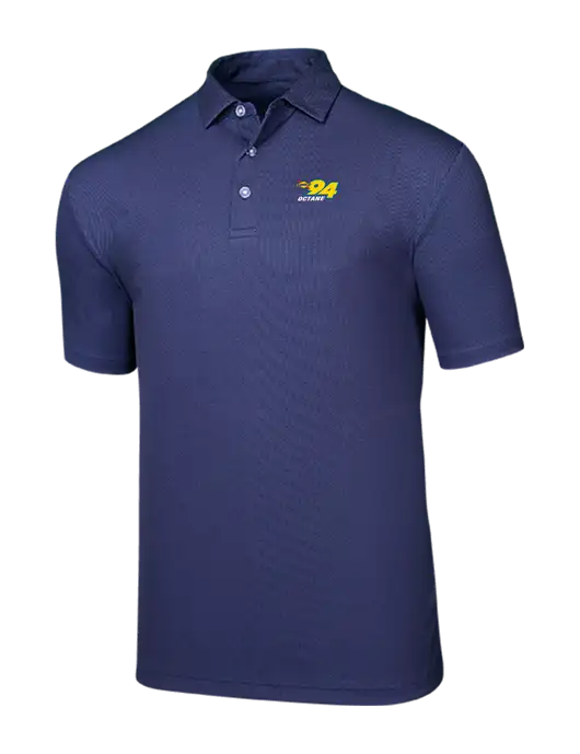 Callaway Birdseye Navy Polo w/Sunoco 94 Octane Logo