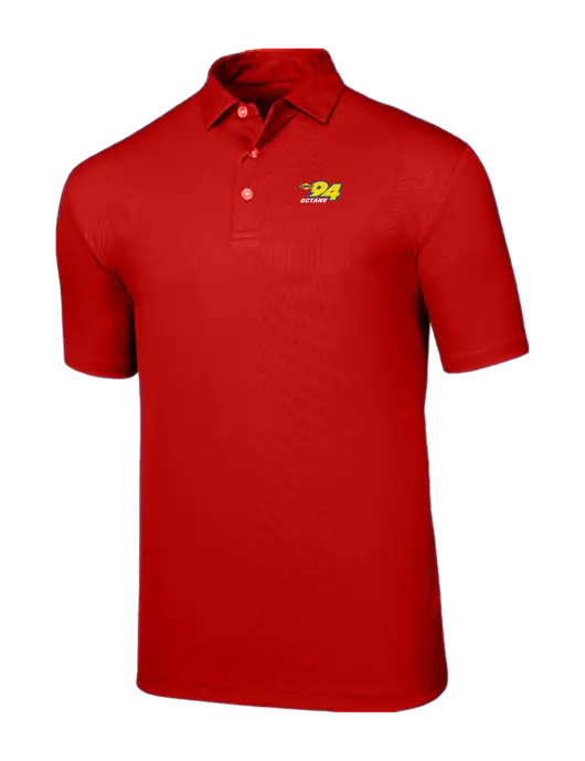 Callaway Birdseye Red Polo w/Sunoco 94 Octane Logo