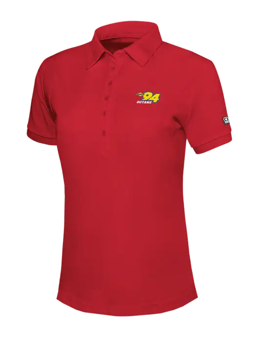 OGIO Womens Red Jewel Polo w/Sunoco 94 Octane Logo